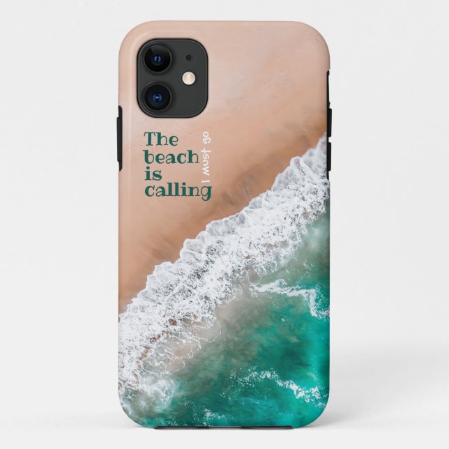 Der Strand ruft.. Ich muss gehen. Case-Mate iPhone Hülle (Rückseite)