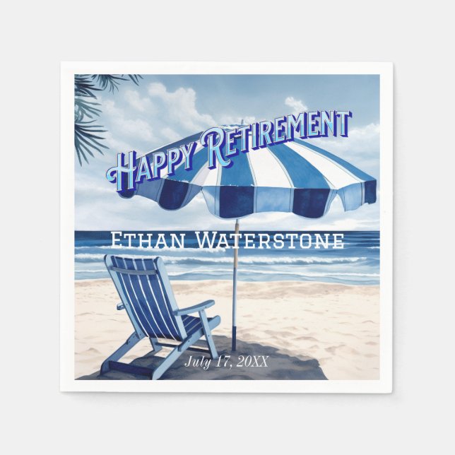 Der Strand Serviette (Vorderseite)