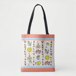 Der Strand-Tasche des Sandcastles Tasche