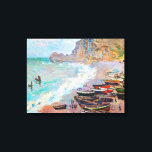 Der Strand von Etretat Claude Monet Leinwanddruck<br><div class="desc">The Beach at Etretat Claude Monet cool,  alt,  Meister,  Meisterwerk,  fein,  retored,  Impressionismus,  Malerei,  lebendig,  gesättigt,  Farbe,  schön,  schön,  Qualität,  hoch,  Auflösung,  Landschaft,  Landschaft,  Post,  Dekoration,  Farben,  Paris,  France,  erneuert besten,  Verkäufer,  farbenfroh,  billig</div>