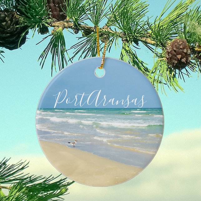 Der Strand von Port Aransas Keramik Ornament (Von Creator hochgeladen)