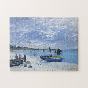 Der Strand von Sainte-Adresse Monet Fine Art
