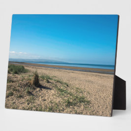 Der Strand von Troon Schottland Postkartenposter Fotoplatte