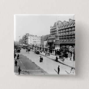 Der Strang und Charing Querdie station, London Button