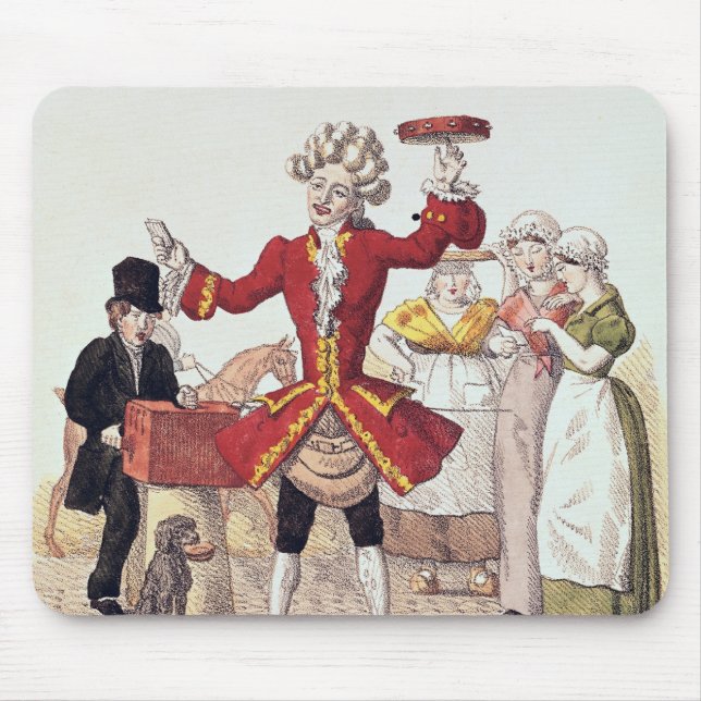 Der Straßen-Sänger, graviert von Alois Senefelder Mousepad (Vorne)