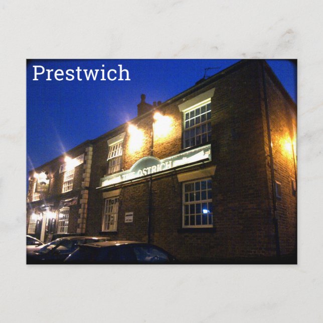 Der Strauß, Prestwich Postcard Postkarte (Vorderseite)