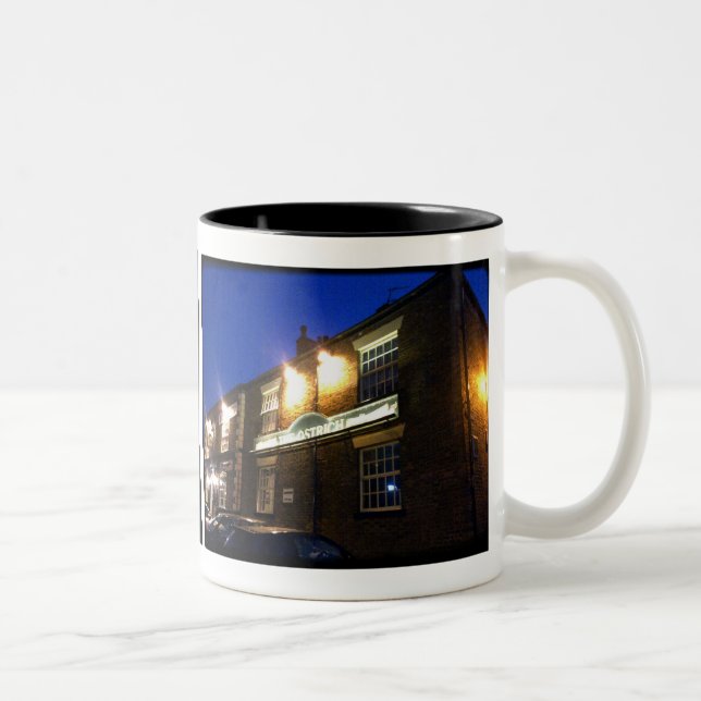 Der Strauß Zweifarbige Tasse (Rechts)