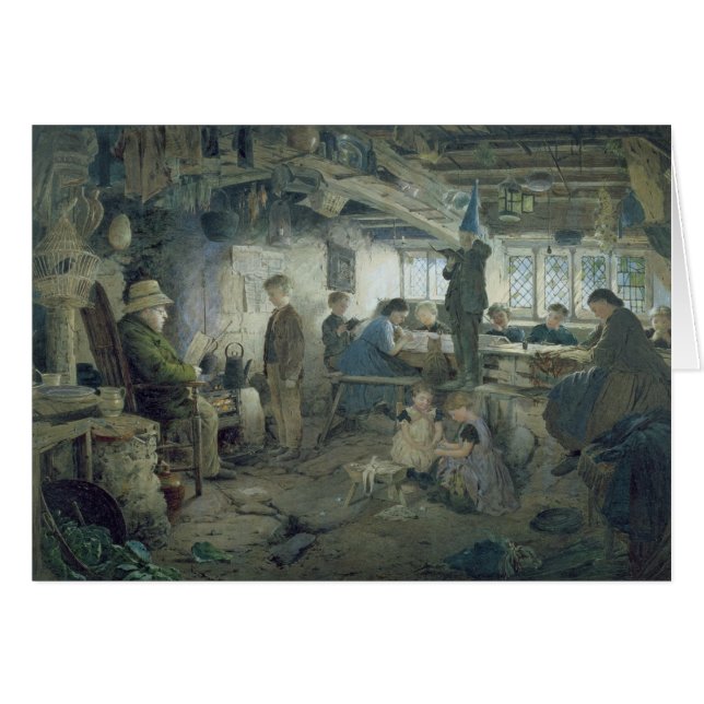 Der strenge Schulmeister, 1868 (Vorderseite (Horizontal))