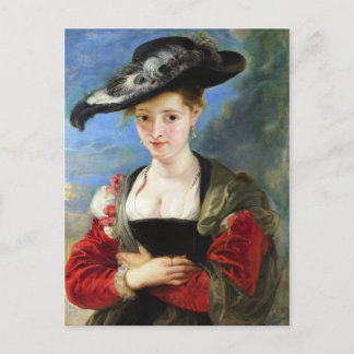 Der Strohhut Peter Paul Rubens Meisterwerk Postkarte