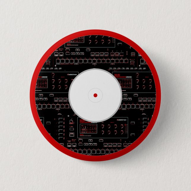Der Strom dieses weißen Labels! Button (Vorderseite)