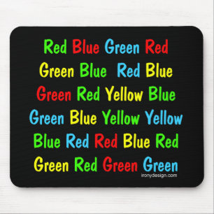 Der Stroop Test Mousepad