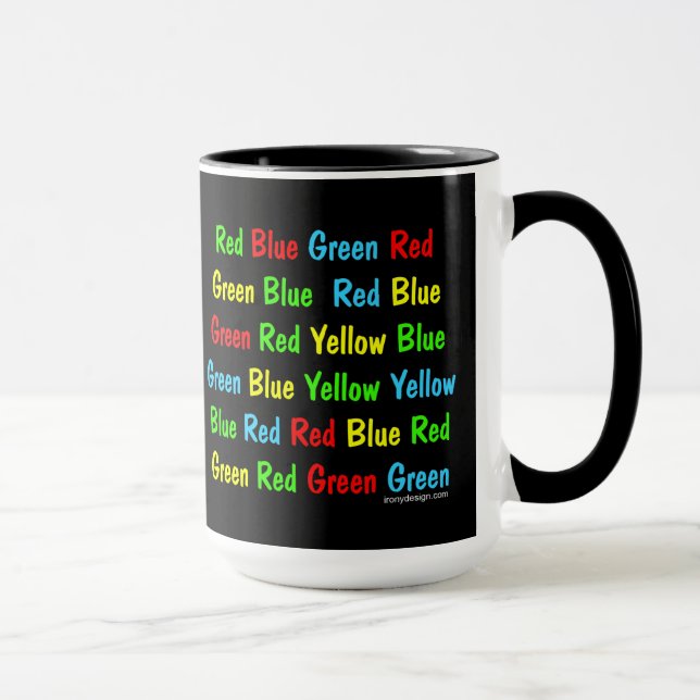 Der Stroop Test Tasse (Rechts)