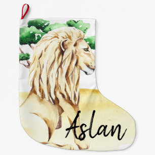 Der Strumpf König-Lion Desert Safari Christmas Großer Weihnachtsstrumpf