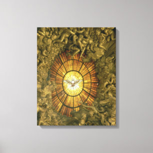 Der Stuhl von St Peter Leinwanddruck