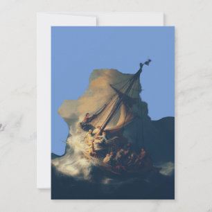 Der Sturm am Meer von Galiläa Feiertagskarte
