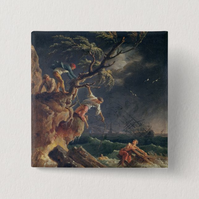 Der Sturm, c.1762 Button (Vorderseite)