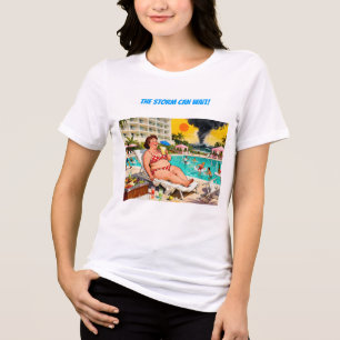 „Der Sturm kann warten“ – Ein Selbstverleugnungs-C Tri-Blend Shirt