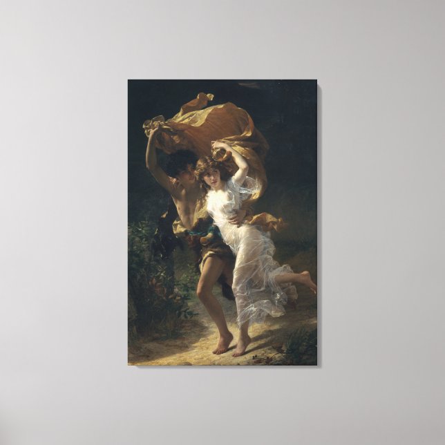 Der Sturm - Pierre-Auguste-Cot Leinwanddruck (Vorderseite)