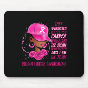 Der Sturm schwarzer Frauen Brustkrebs überlebt pin Mousepad