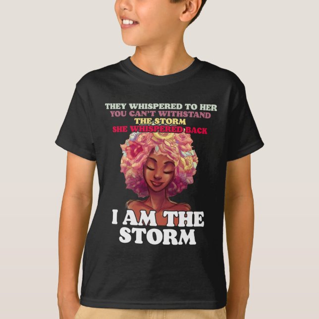 Der Sturm starke schwarze Frauen stärken Frauen sc T-Shirt (Vorderseite)