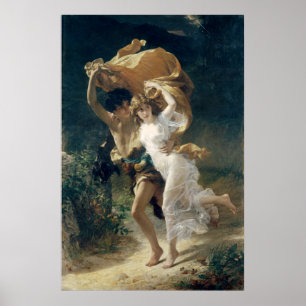 Der Sturm von Pierre Auguste Cot Poster