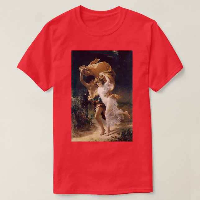 Der Sturm von Pierre Auguste Cot Renaissance Art T-Shirt (Design vorne)