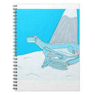 Der Sturmdrache erstickt Notizblock
