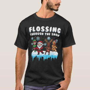 Der Sturz des schneebedeckten Elfs der Santa Rédie T-Shirt