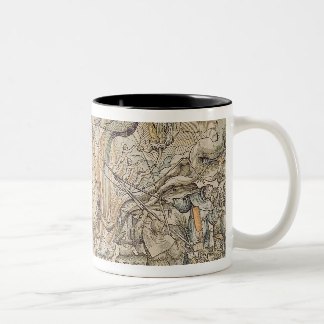 Der StürzenSchmelztiegel Zweifarbige Tasse (Rechts)