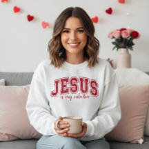 Der stylische Jesus ist mein Valentiner Roter Imit