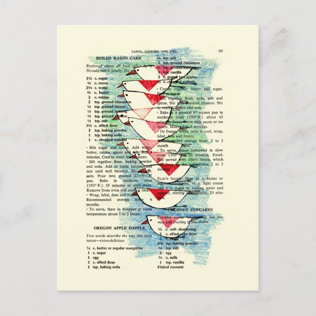 Der Süden für den Winter Postkarte (Vorderseite)