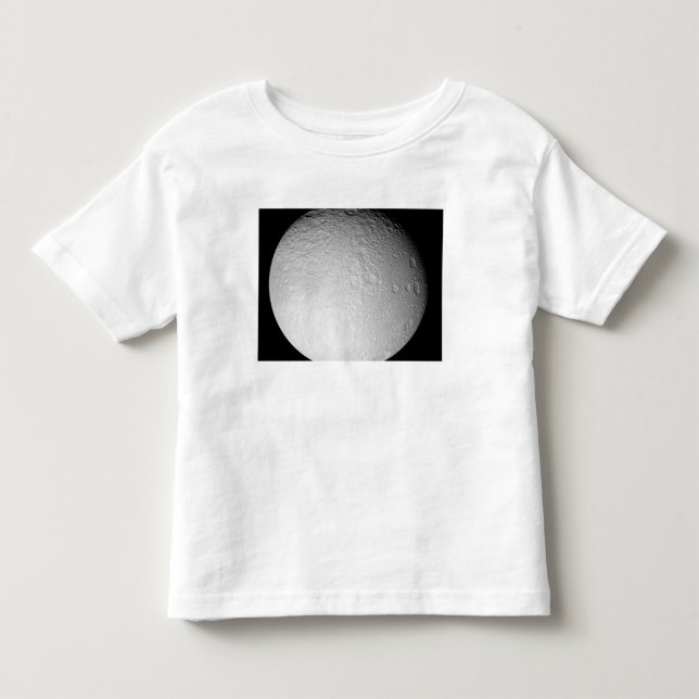 Der Südpol der Saturn-Mondteppiche Kleinkind T-shirt (Vorderseite)