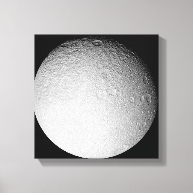 Der Südpol der Saturn-Mondteppiche Leinwanddruck (Vorderseite)