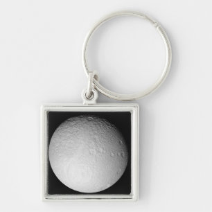 Der Südpol von Saturns Mond Tethys Schlüsselanhänger