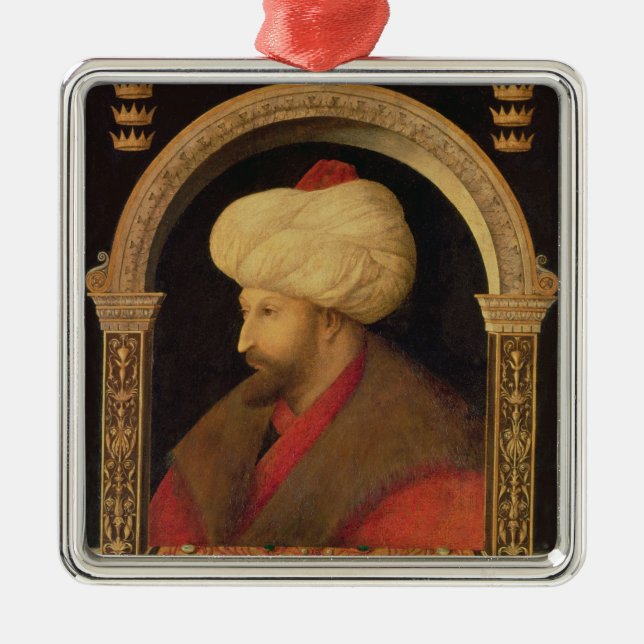 Der Sultan Mehmet II 1480 Ornament Aus Metall (Vorne)