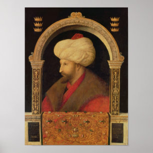 Der Sultan Mehmet II 1480 Poster