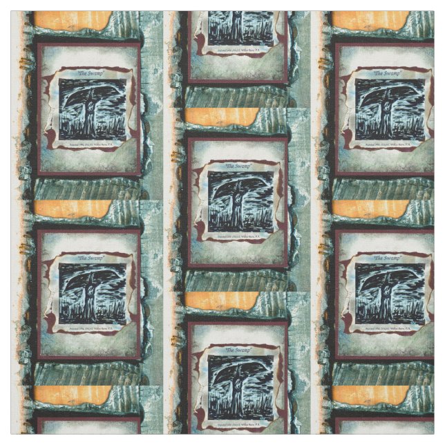 Der Sumpf Stoff (Muster)