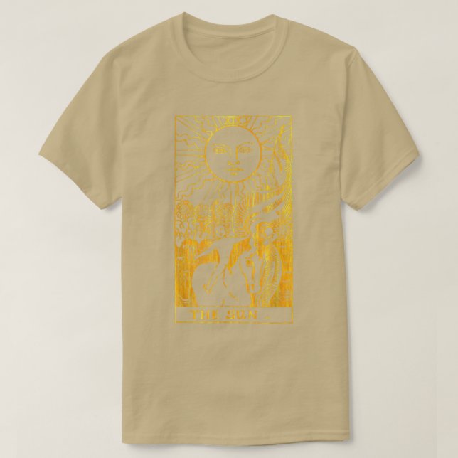 Der Sun Tarot Card T - Shirt (Design vorne)
