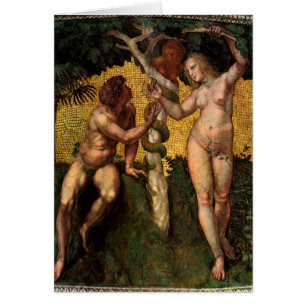Der Sündenfall - Adam und Eva von Raffael Sanzio