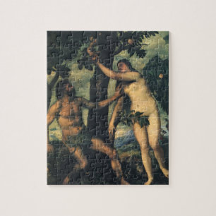 Der Sündenfall; Adam und Eva von Tizian