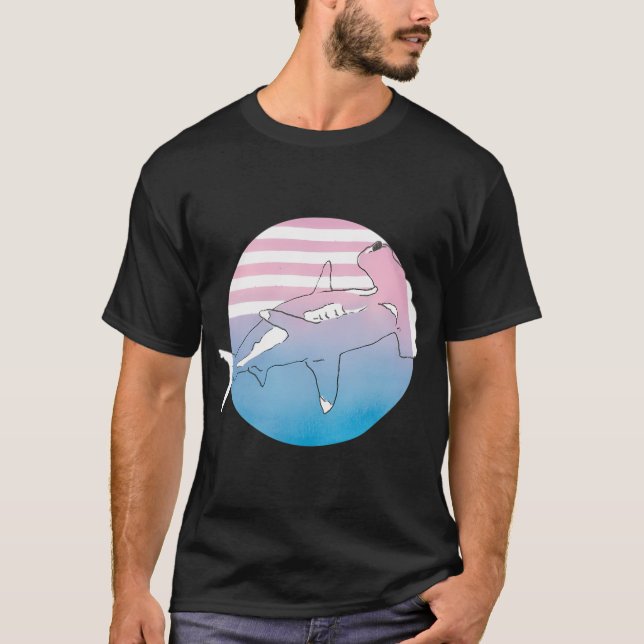 Der Sunset Hammerhai T-Shirt (Vorderseite)