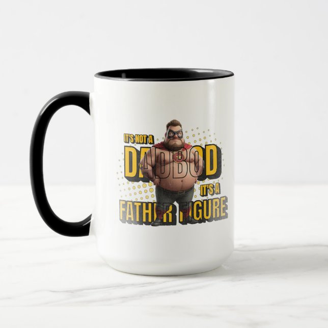 Der Super Vater Bod: Es ist eine Vaterfigur! Tasse (Links)