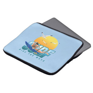 Der Surfer fährt die Welle 13" Laptop-Sieb (F) Laptopschutzhülle