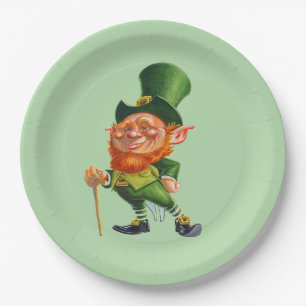 DER SÜßE LEPRECHAUN  PAPPTELLER