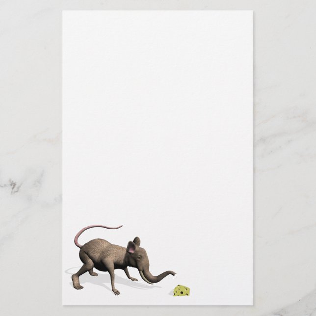 Der süße Mouphant Briefpapier (Vorderseite)