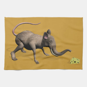 Der süße Mouphant Geschirrtuch