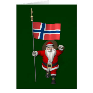 Der süße Weihnachtsmann mit Abtritt Norwegens