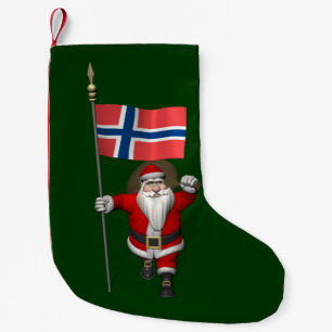 Der süße Weihnachtsmann mit Abtritt Norwegens Kleiner Weihnachtsstrumpf