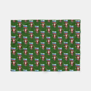 Der süße Weihnachtsmann mit Abtritt Sloweniens Fleecedecke