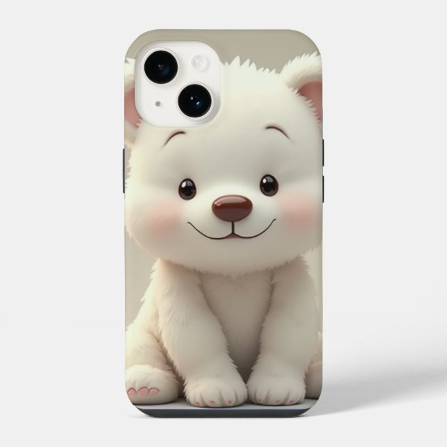 Der süßeste Bär iPhone 14 Hülle (Rückseite)